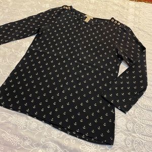 J.crew navy blue top for summer